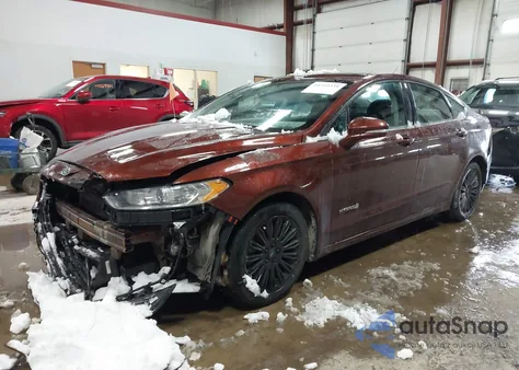2015 Ford Fusion Hybrid Se from USA, damaged, VIN 3FA6P0LU7FR170648